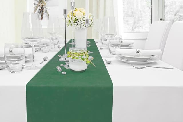 Thumbnail 6 de MODERNO Vlies Tischläufer Dunkel Grün 30x25 m