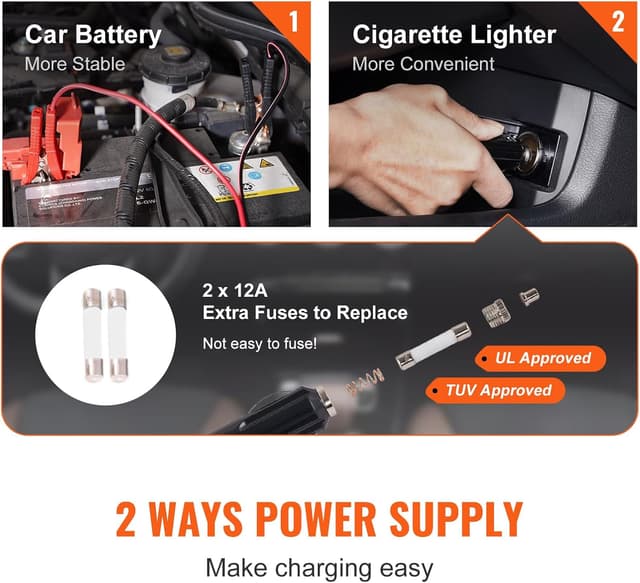 Thumbnail 5 de VEVOR Martinetto Idraulico 5 Tonnellate 12V