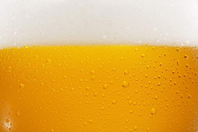 Detalle 2 de Mahou Clásica Pack 28 latas de 33 cl (4,8% vol) – cerveza lager dorada de sabor suave