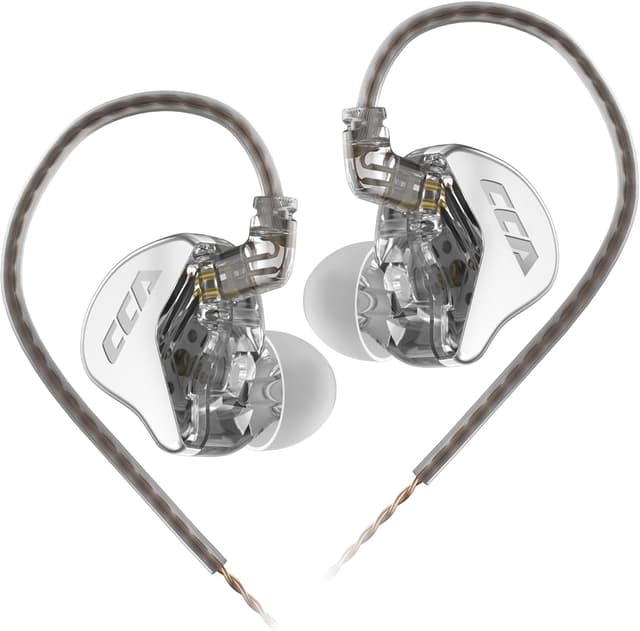 Detalle de keephifi CCA CRA wired in-ear monitors (IEMs) with 3.5mm and detachable 2-pin QDC cable