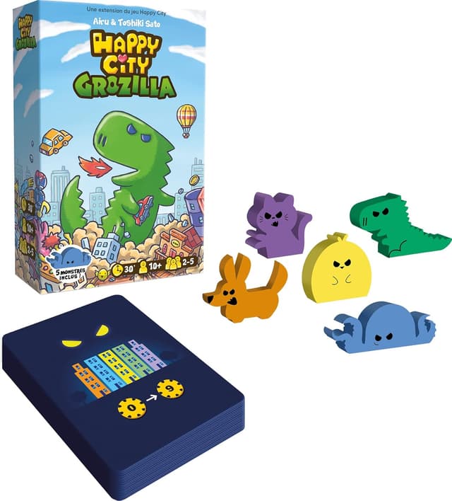 Thumbnail 3 de ASMODEE Happy City Grozilla espansione 2-5 🎲