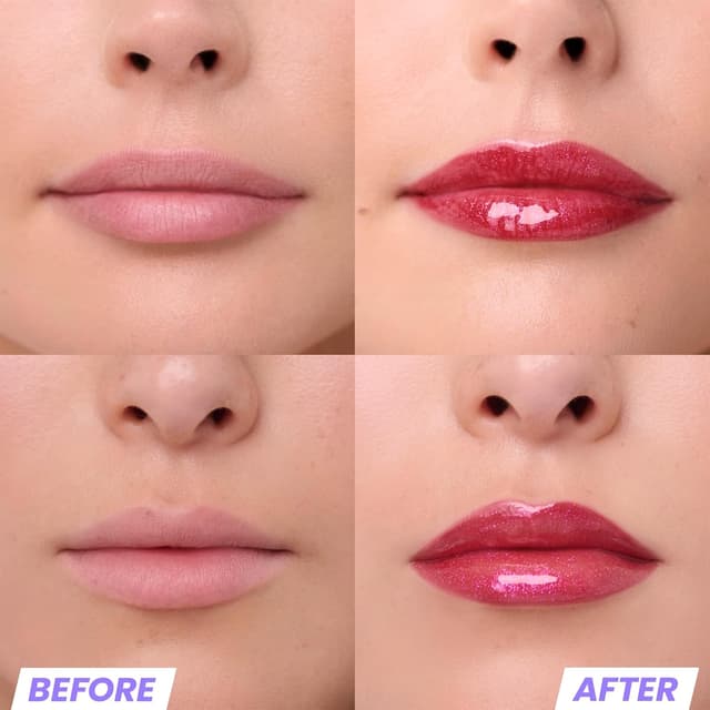 Thumbnail 1 de Wonderskin Lip Gloss Blading Top Gloss Red Glitter 3D