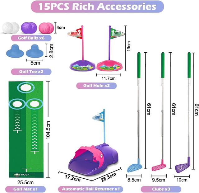 Thumbnail 5 de Set de golf TERRAMUS avec retourneur automatique
