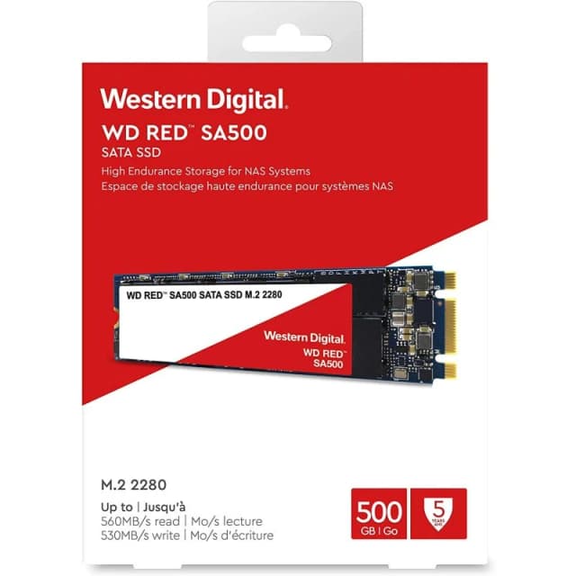 Detalle 2 de WD Red SA500 500 GB SSD SATA M.2 2280 🖴