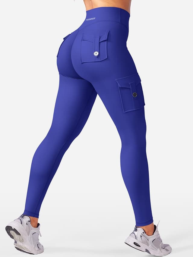 Detalle 2 de YEOREO CoreFlex Sport-Leggings Damen mit Taschen – High-Waist, blickdicht & nahtlos