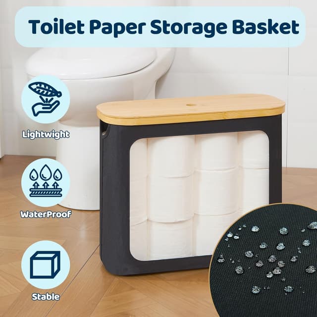 Thumbnail 3 de ROSOS Toilet Paper Storage with Lid