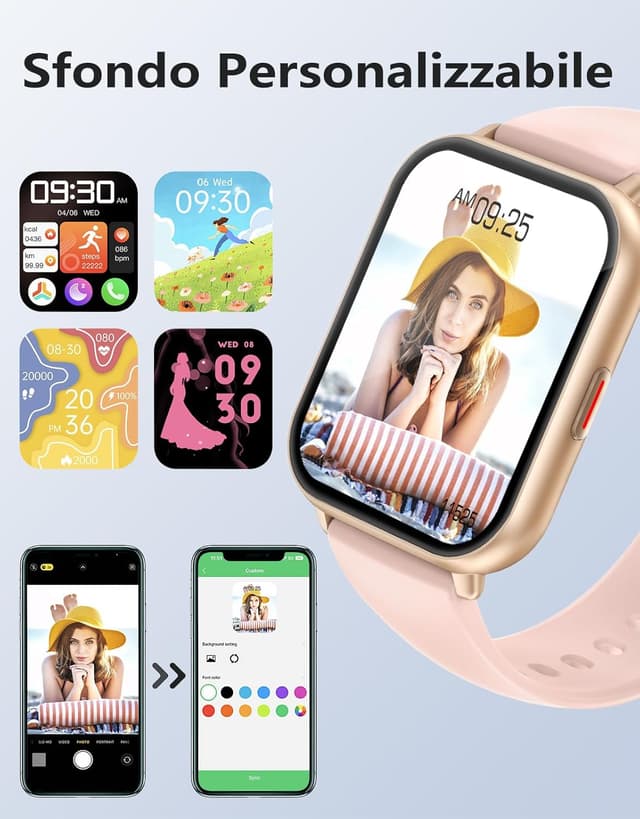 Thumbnail 3 de RUIMEN Smartwatch Donna 1,85"