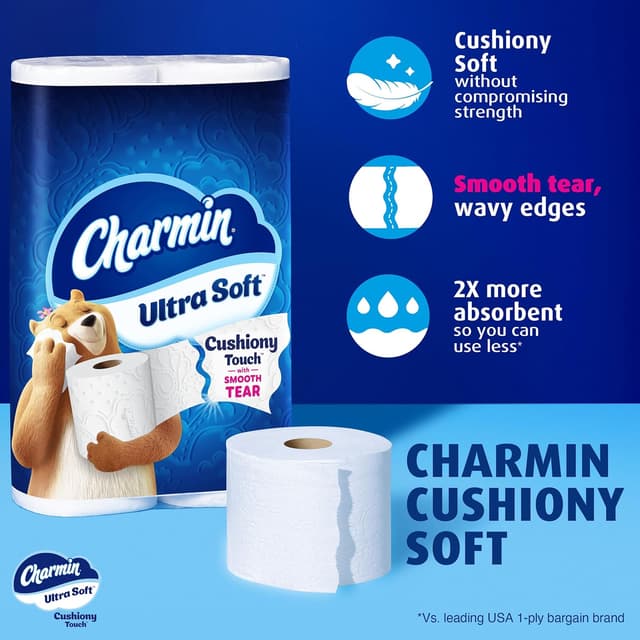 Detalle 2 de Charmin Ultra Soft Toilet Paper 2-Ply