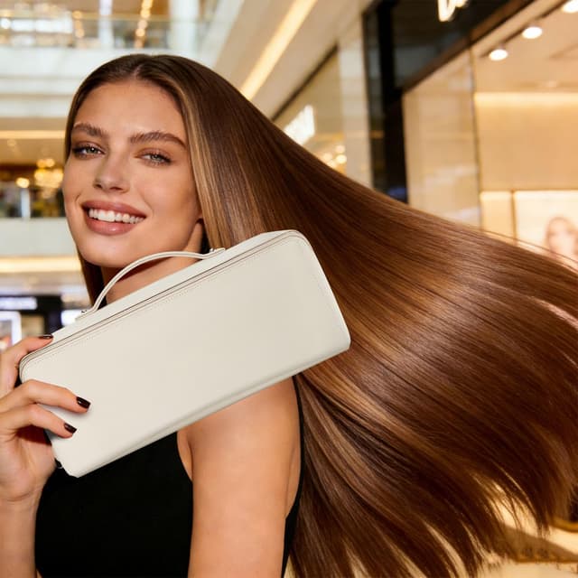 Detalle 2 de 5 in 1 Multi Hot Air Styler Wrap (110,000 RPM) Hair Dryer Brush with Auto Wrap Curlers