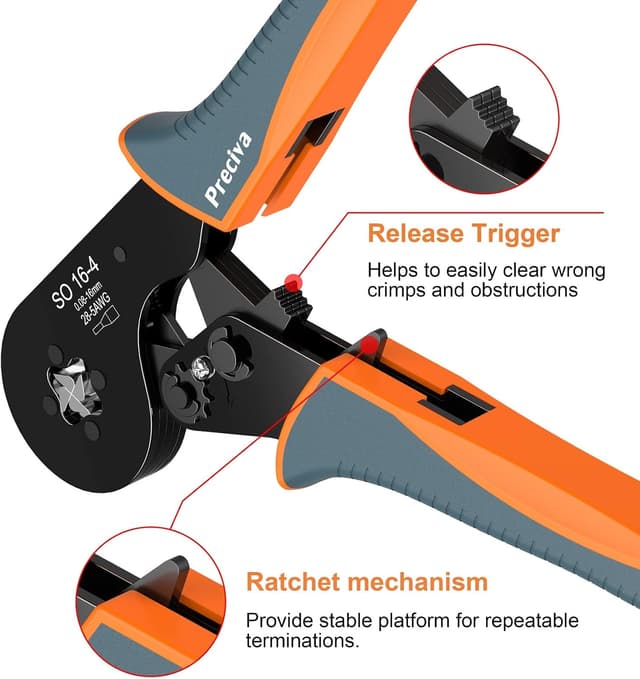 Thumbnail 4 de Preciva 0.08-16mm² Ferrule Crimping Tool