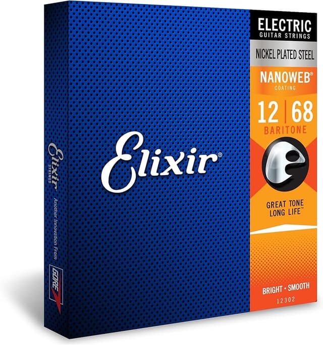 Imagen de Elixir Cuerdas Barítono para Guitarra Eléctrica NANOWEB 🎸 en OfertitasTOP