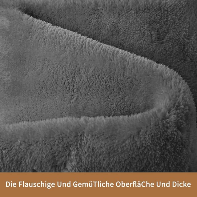 Detalle de Sour Lemon Kurzflor Teppich 160x230 für Wohnzimmer & Kinderzimmer, waschbar (Grau, 160 x 230 cm)