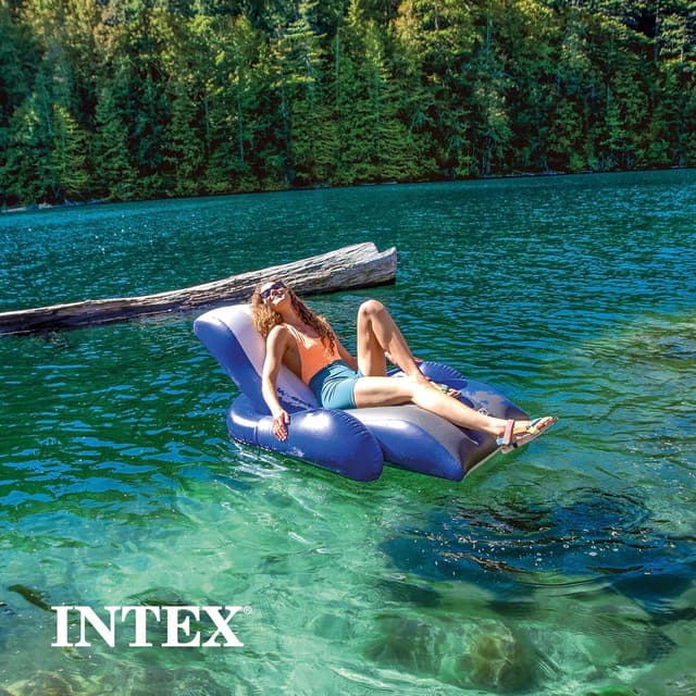 Thumbnail 5 de Intex Floating Recliner Inflatable Lounge 71in