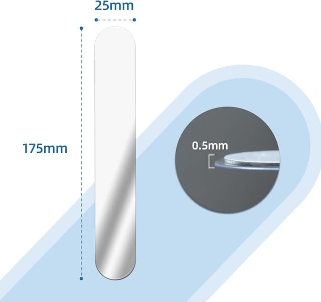 Thumbnail 2 de Gaga city Metallplättchen 15 Stück 175 × 25 mm