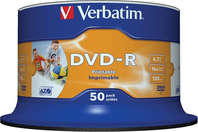 Detalle 2 de Verbatim DVD-R 4.7GB 16x 50er Pack