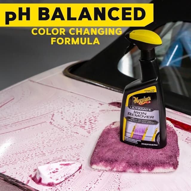 Detalle de Meguiar’s Ultimate Iron Remover (24 oz) — Quickly Dissolves Embedded Iron Particles & Industrial Fallout