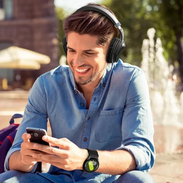 Detalle 2 de Polyjoy Ein-Klick Elastisches Armband für Samsung Galaxy Watch 7/6/5/4 (40–47 mm) mit Magnetverschluss