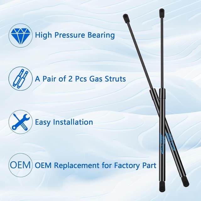 Thumbnail 3 de Koaudb 2Pcs Rear Tailgate 549mm 290N