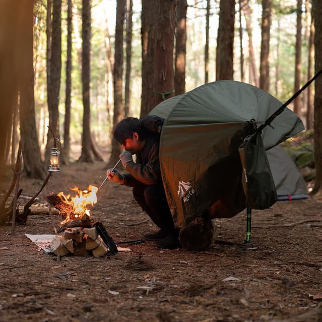 Detalle de Night Cat amaca-tenda per 1 persona impermeabile con zanzariera