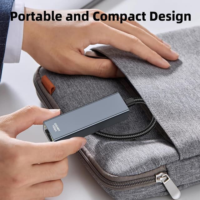 Detalle 2 de USB-3.0 Ethernet Adapter USB Lan 1000 Mbps