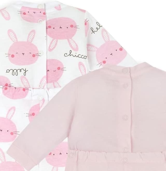 Detalle de Chicco Strampler-Set mit Fuß aus Baumwolle