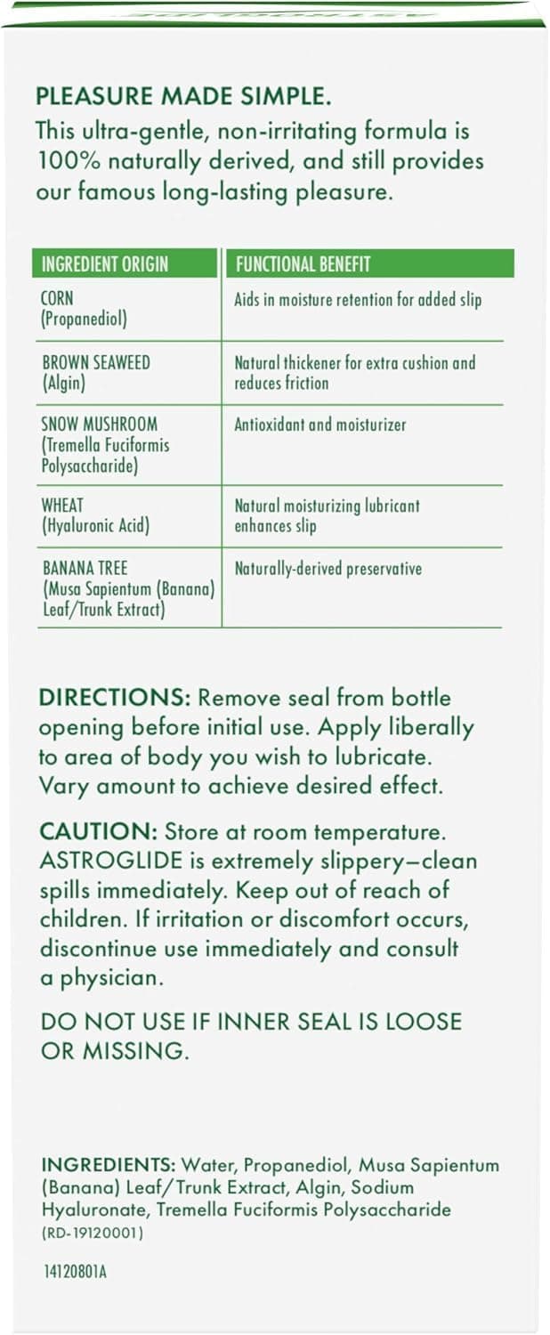 Thumbnail 6 de Astroglide Pure & Simple 5 oz personal lubricant