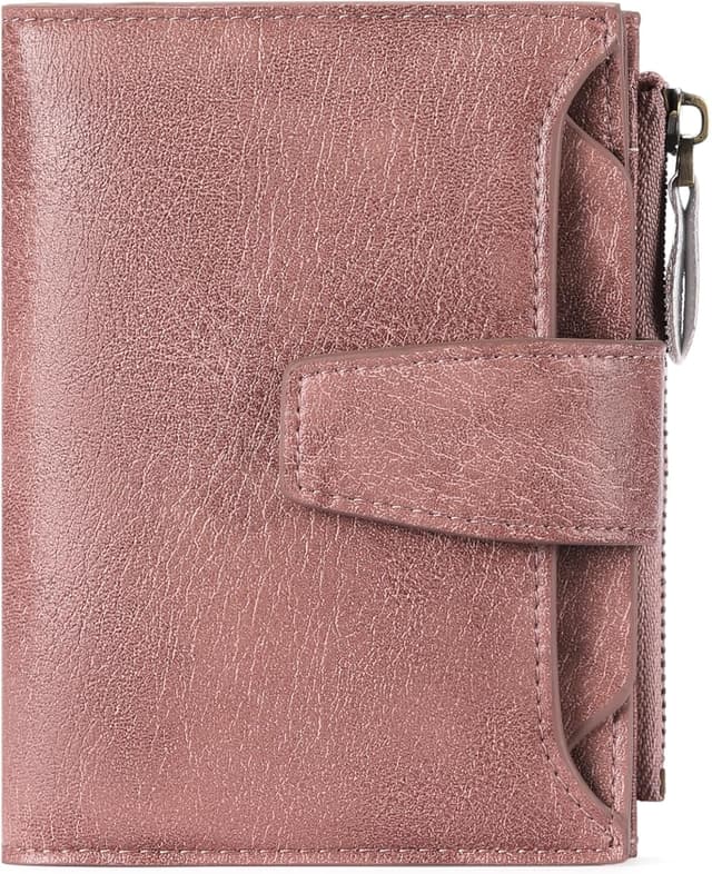 Detalle 2 de SENDEFN Damen-Klein-Geldbörse mit RFID-Blockierung, 14 Kartenfächer & Münzfach (veganes Leder)