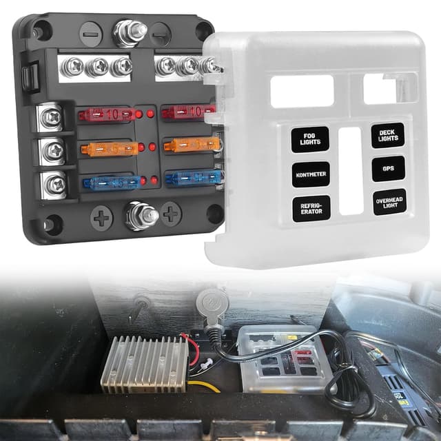 Detalle de Chelhead 6 Fach Kfz Sicherungshalter