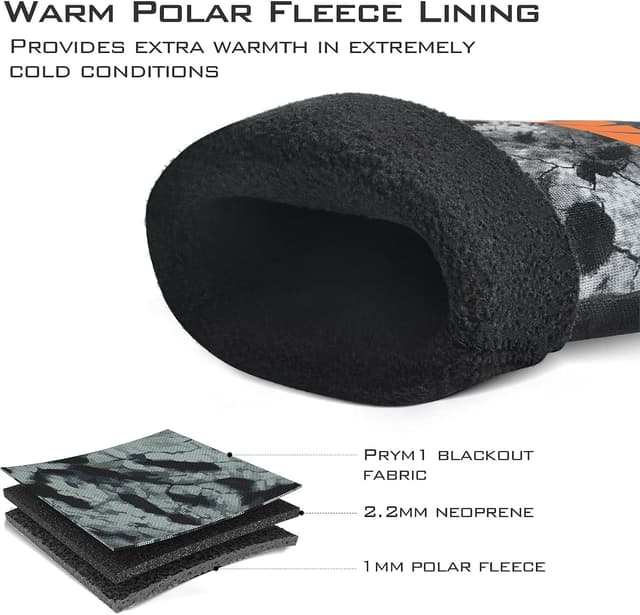 Detalle de KastKing IceRiver Waterproof Fishing Gloves โ Cold-Ready ๐ฃ