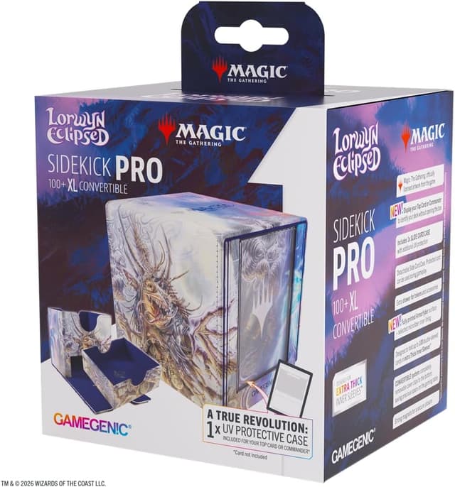 Detalle de Gamegenic MTG Lorwyn Eclipsed Sidekick Pro 100+ XL Ashling : accessoire de jeu pour protéger jusqu’à 100 cartes