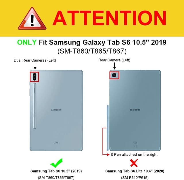 Thumbnail 1 de BOLELAW Hülle für Galaxy Tab S6 10,5 Zoll