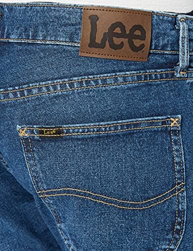 Detalle 1 de Lee Legendary Slim Jeans para Hombre Azul Dark Worn-in (40W / 32L)