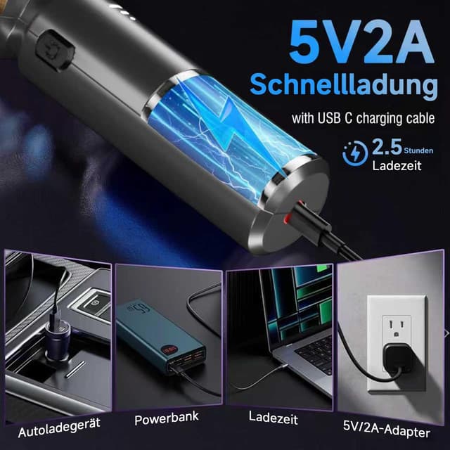 Detalle de DiliDala Handstaubsauger 26000PA 🧹