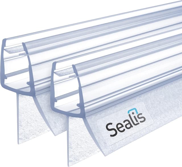 Detalle de Sealis 2x 80 cm Ersatz-Duschdichtung für 5–8 mm Glastüren (Duschwand/Duschkabine)