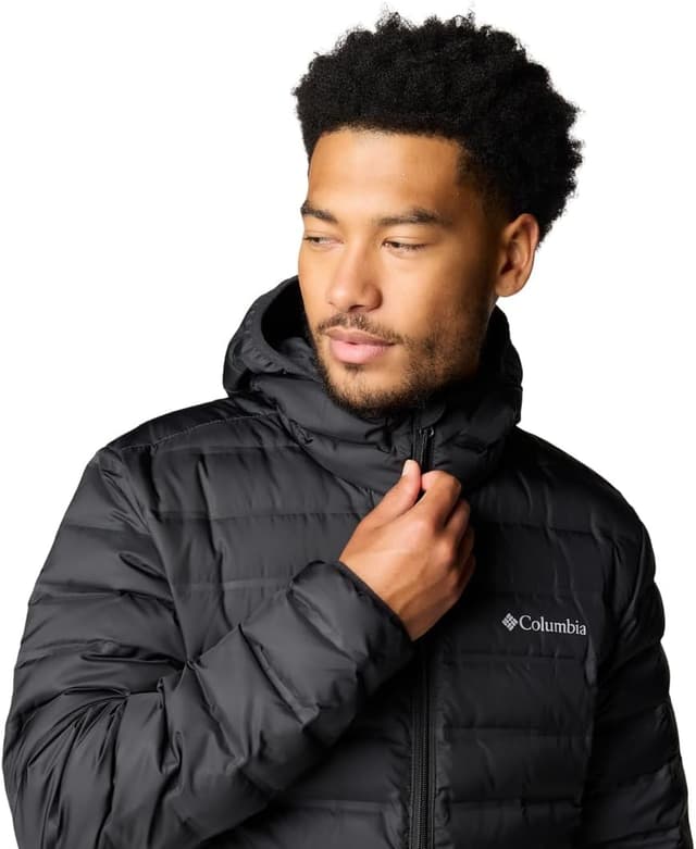 Thumbnail 6 de Columbia Herren Lake 22 Down Hooded Jacket (Daunenjacke mit Kapuze) – Schwarz, Größe L
