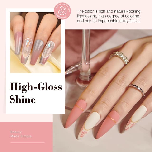 Detalle 1 de AZUREBEAUTY 31 Pc Dip Powder Kit ๐