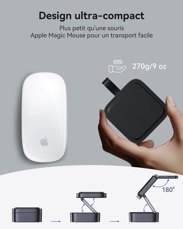 Thumbnail 5 de Station de recharge 3-en-1 magnétique 15W pliable