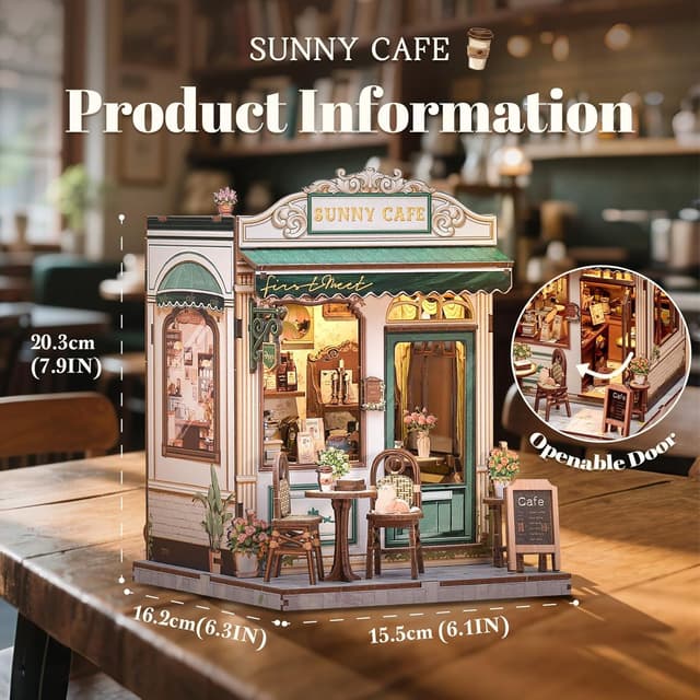 Thumbnail 2 de Fsolis Book Nook Kit Sunny Café