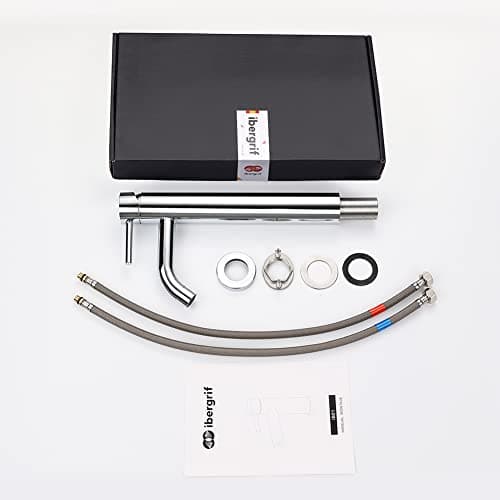 Thumbnail 6 de Ibergrif M11203 Grifo lavabo alto monomando 1; instala fácil 🚰