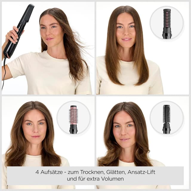 Detalle 2 de BaByliss Perfect Finish 1000W Warmluftbürste 💇♀