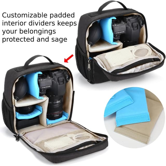 Thumbnail 4 de BAIGIO Gepolstert Kamera Einsatz Innentasche