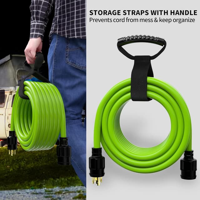 Thumbnail 4 de POWGRN 10-Foot 30-Amp Generator Cord ⚡