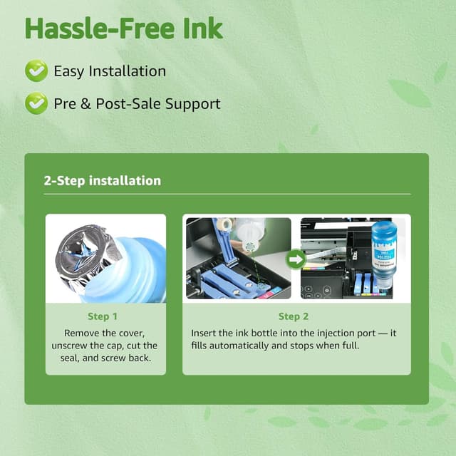 Thumbnail 6 de GREENSKY 102/104 Tinta Colorante para Epson EcoTank 🖍