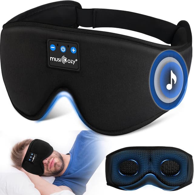 Detalle de MUSICOZY 3D Bluetooth Sleep Mask 16H