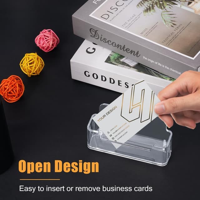 Detalle 1 de flintronic Visitenkartenhalter 4er Set 📇