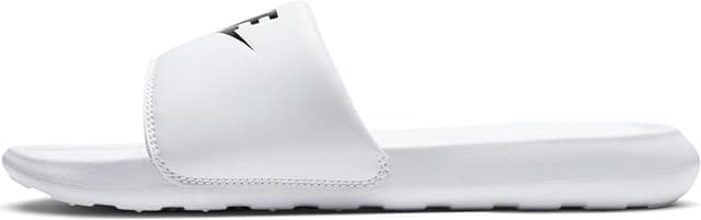 Detalle de NIKE Victori One Chanclas 39 EU, mujer White Black 👡