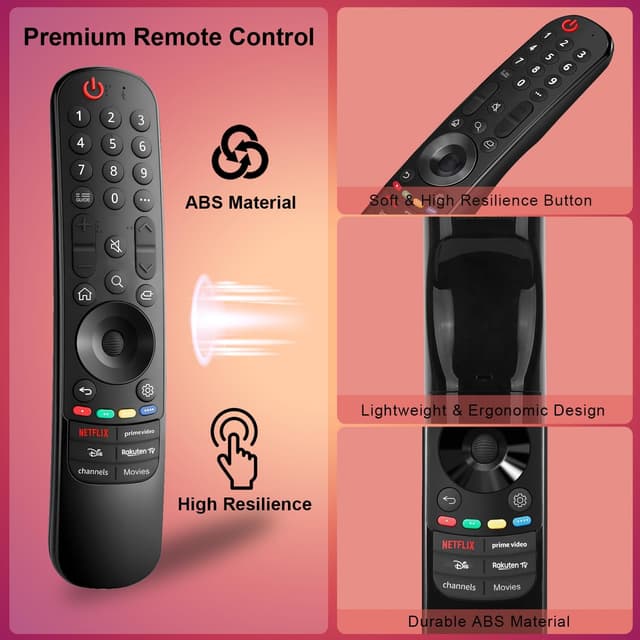 Thumbnail 6 de ZYK universal replacement LG TV remote (Magic-style) for MR24GA/MR23GA/MR22GA/MR21GA/MR20GA