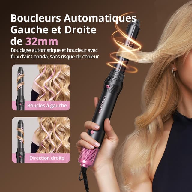 Detalle 1 de CrazyMar Brosse soufflante 7 en 1 110 000