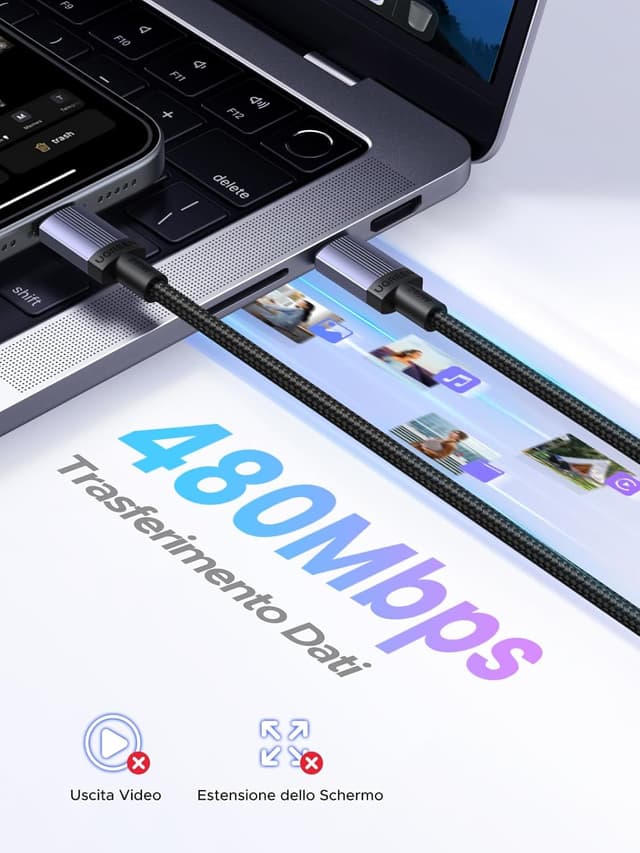 Thumbnail 6 de UGREEN 2Pack Cavo USB C 240W PD 3.1