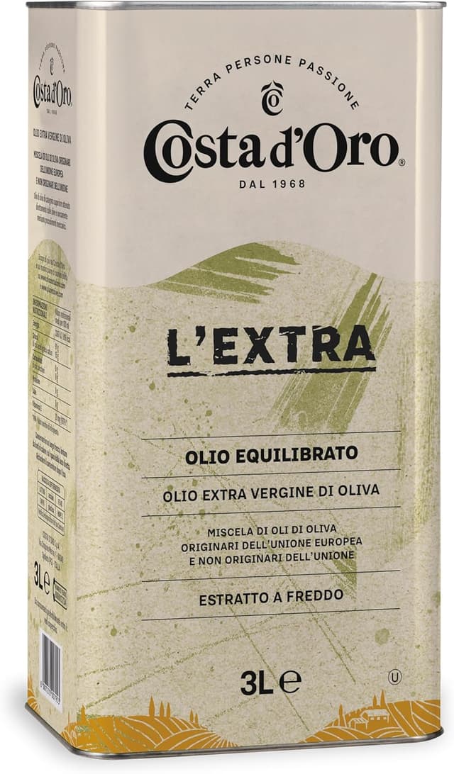 Imagen de Costa d’Oro L’Extra 3 L olio extravergine 🫒 en OfertitasTOP